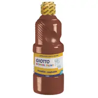 在飛比找PChome24h購物優惠-【義大利GIOTTO】可洗式兒童顏料500ml(棕)