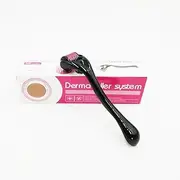 Derma roller Mezoroller Derma roller 540 Needles Micro-needling for Skin Care Body Treatment Meso Face Dermo Mikronadel Micro agulha Facial Cosmetic Needling Instrument Titanium Micro Needles,tel.