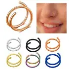 1PC Nose Hoop Ring For Piercing Nose Hoop, Nose Ring Hoop For Women, Spiral