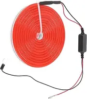 Cechoayuu LED Front Trunk Surround Lighting Kit, ABS Material Enhanced Lighting, for Tesla Model 3 Y 2021 and Up (Red)