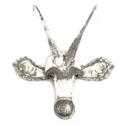 Sable Animal Mask - Recycled Metal Wall Art