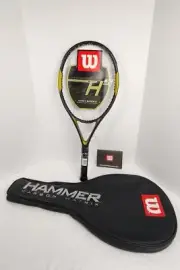 Wilson Hammer Tennis Racket (H5) w/ Cover - 4 1/2, OS, Unstrung