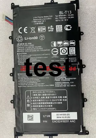 臻享購✨適用于LG G Pad Tablet 10.1電池🔋V700平板原芯BL-T13全新電池🔋