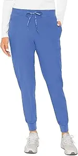 Med Couture Women's Peaches Collection Seamed Jogger Scrub Pant MC8721