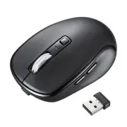 Sanwa Supply Mouse Bluetooth and Wireless Compatible Silent Buttons Rechargeable
