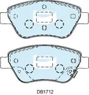 Bendix General CT Front Brake Pad Set for Proton Satria Neo 1.6L S4PH Petrol 200
