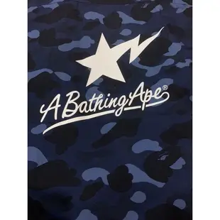 A Bathing Ape Bape 藍色迷彩短袖襯衫