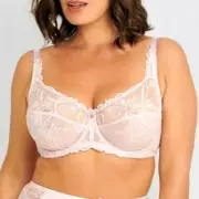 TS TAKING SHAPE plus size 18C Lace Underwire Bra full cover unpadded soft NWT!