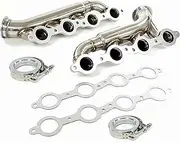 daili Store Turbo Manifold Headers Stainless for 1998-2019 Compatible with Camaro Compatible with Corvette V8 LS1 LS2 LS9 LQ9 LSX