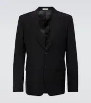 [McQueen] McQueen Wool and mohair blazer AU 108 black