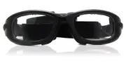 EG-M1021 Eyeguard Kids Multifunctional Protective/Safety Over Glasses Anti-Fog Dustproof Lenses - Shiny Metallic Black