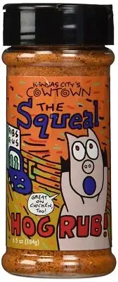Cowtown The Squeal Hog Rub 6.5 Oz. Kansas City Style Award Winning Msg Free