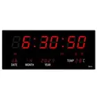 LED Calendar Electronic Clock Digital Wall Clock Alarm Hourly9577