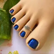 Sterling Silver Hamza Toe Ring