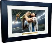 Lionel Messi World Cup Winners 2022 Argentina Barcelona Leo Autographed Signed 12x8 A4 Photo Photograph Picture Frame Football Soccer Poster Gift