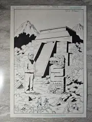 DC Nightmare on Elm Street Kevin West/Bob Almond Original Art Issue 7 Page 7