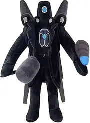 Skibidi Toilet Plushies Titan Drill Man Skibidi Toilet Pillows for Kids & Adults Black and Blue Cameraman