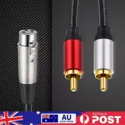 XLR Male/Female To Dual RCA Male Cable Professional XLR To 2 RCA Cable