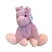 Purely Luxe Aurora Purple Ultra Plush Unicorn Lovey 12" NEW NWT