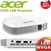 在飛比找PChome商店街優惠-Acer C205 LED微型投影機 隨身攜帶方便的302g