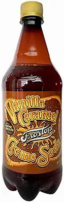 Frostop 613383 Vanilla Caramel Creme Soda, 32 oz. - Quantity 15