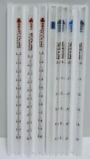(8) Measuring Pipette Kimax 10ml and 5ml Mohr Type