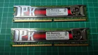 在飛比找Yahoo!奇摩拍賣優惠-DDR2 667  2GB 兩條  ( PK Memory 