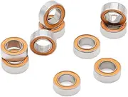 KBCTFWP 2PCS SMR74 2RS Bearing 4x7x2.5 mm CB ABEC7 Stainless Steel Hybrid Ceramic Bearing Fishing Reels SMR 74 Ball Bearings SMR74