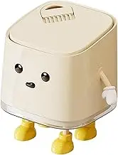 Generic Mini Desktop Trash Can Tiny Trash Can Waste Paper Bucket Multifunction Dustbin Garbage Bin Wastebasket for Kitchen Car Desk, Standing
