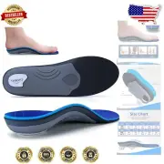 Unisex High Arch Orthotic Inserts - 210+ lbs Support for Plantar Fasciitis Pain