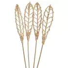 5PCS Tree Leaf Rattan Stick No Fire Fragrance Aroma Diffuser Home Bathroom Decor