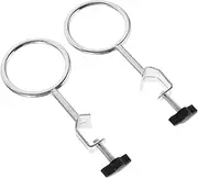 CATIEBYE 2pcs Iron Support Rings for Laboratory Use Resistant Holders for Glassware High Grade Experiment Equipment for Science Classes and Research Facilities Random Color