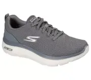 Mens Skechers Go Walk Hyper Burst - Nanocore Grey Walking Shoes 8