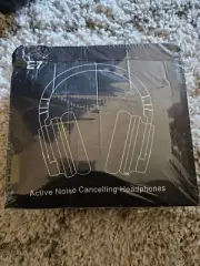 Movssou E7 Active Noise Canceling Headphones Bluetooth Wireless - Black