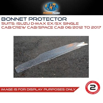 Bonnet Protector Fits Isuzu D-Max EX/SX Single Crew Space Cab 06/2012-On 4x4 (for: Isuzu)