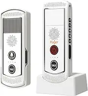 Wireless Intercom Doorbell Solar Powered,Two Way Voice Intercom Long Range and Waterproof,Intercoms Wireless for Home