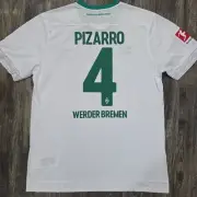 2019 Umbro Werder Bremen Third Soccer Jersey Claudio Pizarro Men XL Peru Alianza