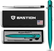 BASTION® Luxury Bolt Action Pen, Durable Professional Ballpoint Pen with Fine Tip, EDC Pen, Ink Refillable Pen for Birthday Gift, Travel Pen for School and Work