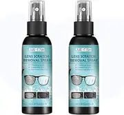 Lens Cleaner for Glasses | 100ml Glasses Lens Scratch Remover | Lens Cleaner Spray for Eye Glasses, Repair Spray for Fingerprints, Dust, Dirt, Oil