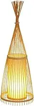 Indoor Floor Lamps Vintage Floor Lamp, Living Room, Bedroom, Tea Room, Bedside Floor Lamp, Chinese Woven Lamp (Excluding Light Source) Standing Lamp