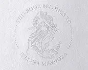 Mermaid Book Embosser | from The Library of Book Stamp | Custom Book Embosser | Custom Library Stamp | Personalised Book Embosser | Unicorn Book Embosser | Book Stamp |Book Embosser