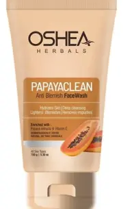 3x Oshea Herbals Papayaclean Anti Blemishes Face Wash I Hydrates Skin-150 Ml