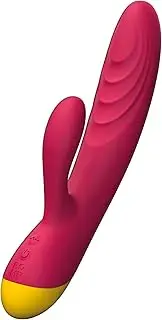 ROMP Jazz Rabbit Vibrator for Women - Vibrating Sex Toy for Clitoral and G-spot Stimulation - Flexible Vibrator with 6 Vibration Modes - Waterproof