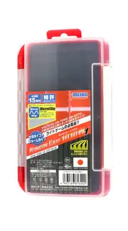 Meiho Run Gun Case 1010W-1 Fishing Tackle Storage Case Box Red