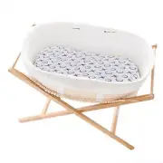 Bassinet Sized Mattress Protector - Baby Crib Cover - Knots/Love Hearts/Crosses