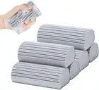 6-Pack Damp Clean Duster Sponge,Magic Sponge Eraser for Housekeeping,Reusable Cl