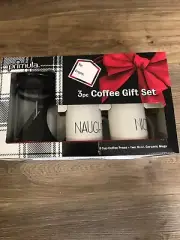 Primula 3 pc. Holiday Coffee Gift Set with (2) 16 oz. ceramic mugs)