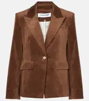 [Veronica Beard] Veronica Beard Reagan cotton-blend corduroy blazer AU 16 brown
