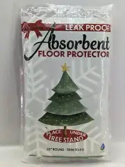 New Christmas Tree Skirt Floor Protector, Tree Stand Skirt 30" Trim To Fit Mat