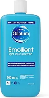 (500ML) - Oilatum Emollient for Eczema and Dry Skin Conditions (Light Liquid Paraffin), Read the Label, 500 ml
